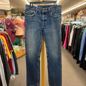 Hollister mens 32x32 denim blue jeans